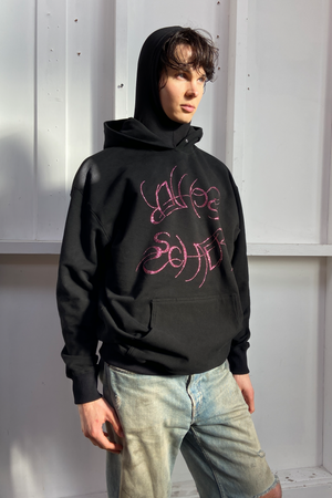 Double Hooded Hoodie - Pink